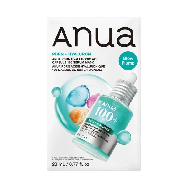 PDRN Hyaluronic Acid Capsule 100 Serum Mask maska nawilżająca w płacie z efektem wzmacniającym