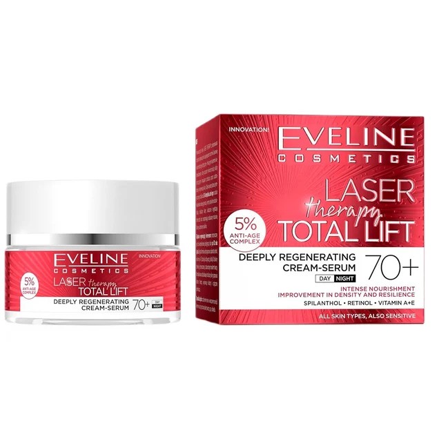 Laser Therapy Total Lift głęboko regenerujący krem-serum 70+