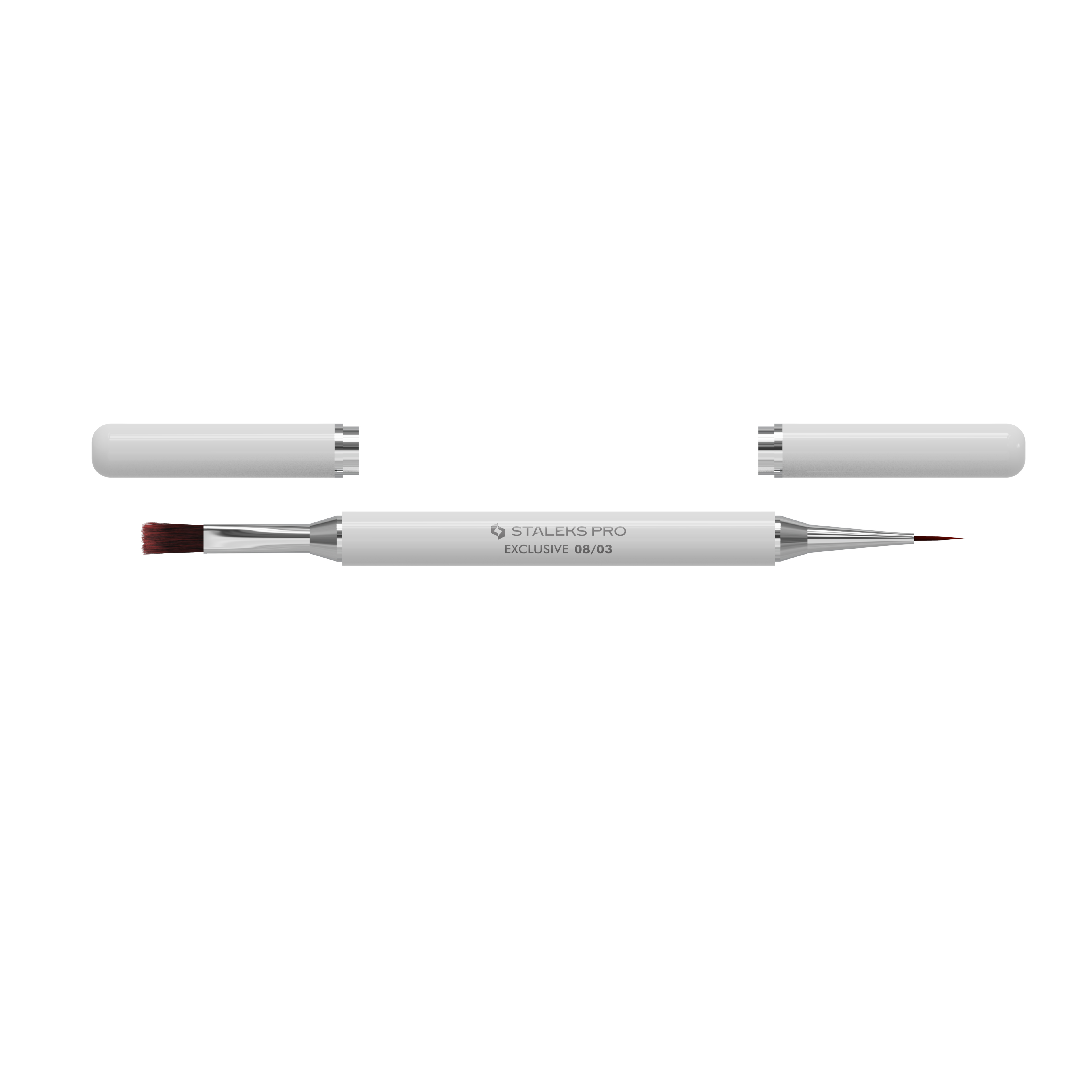 Pędzelek Dwustronny Exclusive do Żelu 10 mm / liner 10 mm