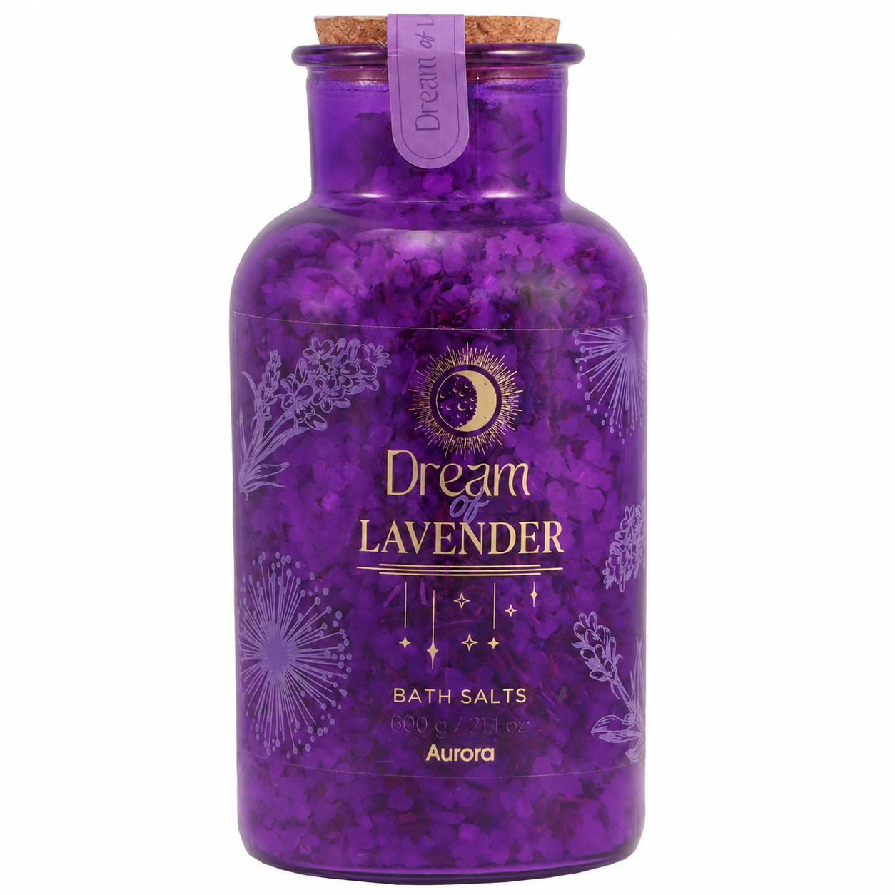 Sól do Kąpieli Dream Lavender z Suszoną Lawendą