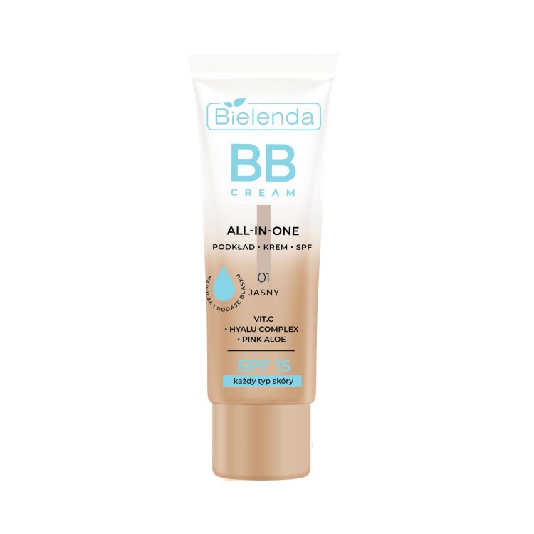 BB Krem All-In-One do Każdego Rodzaju Skóry z Filtrem SPF15 01 Jasny