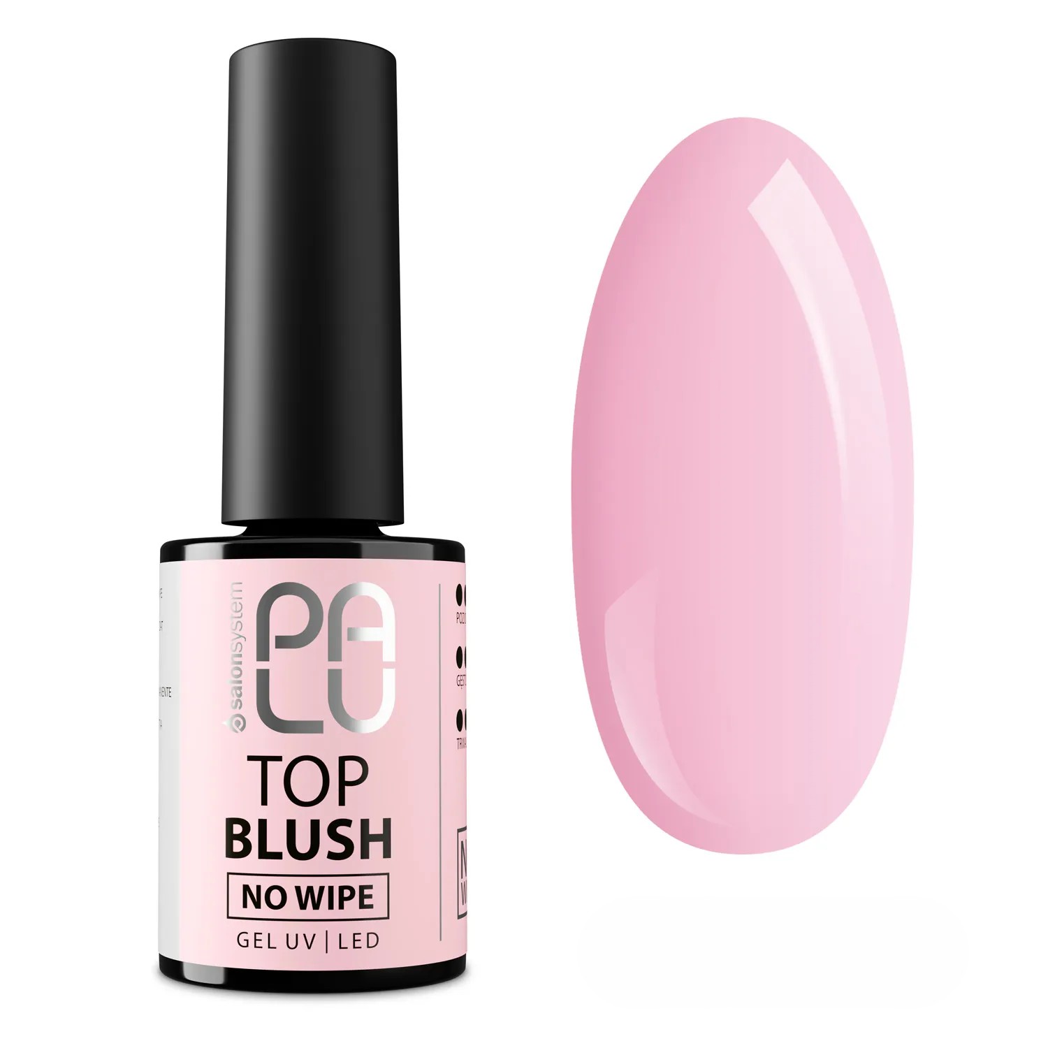 Top Blush top hybrydowy do paznokci no wipe