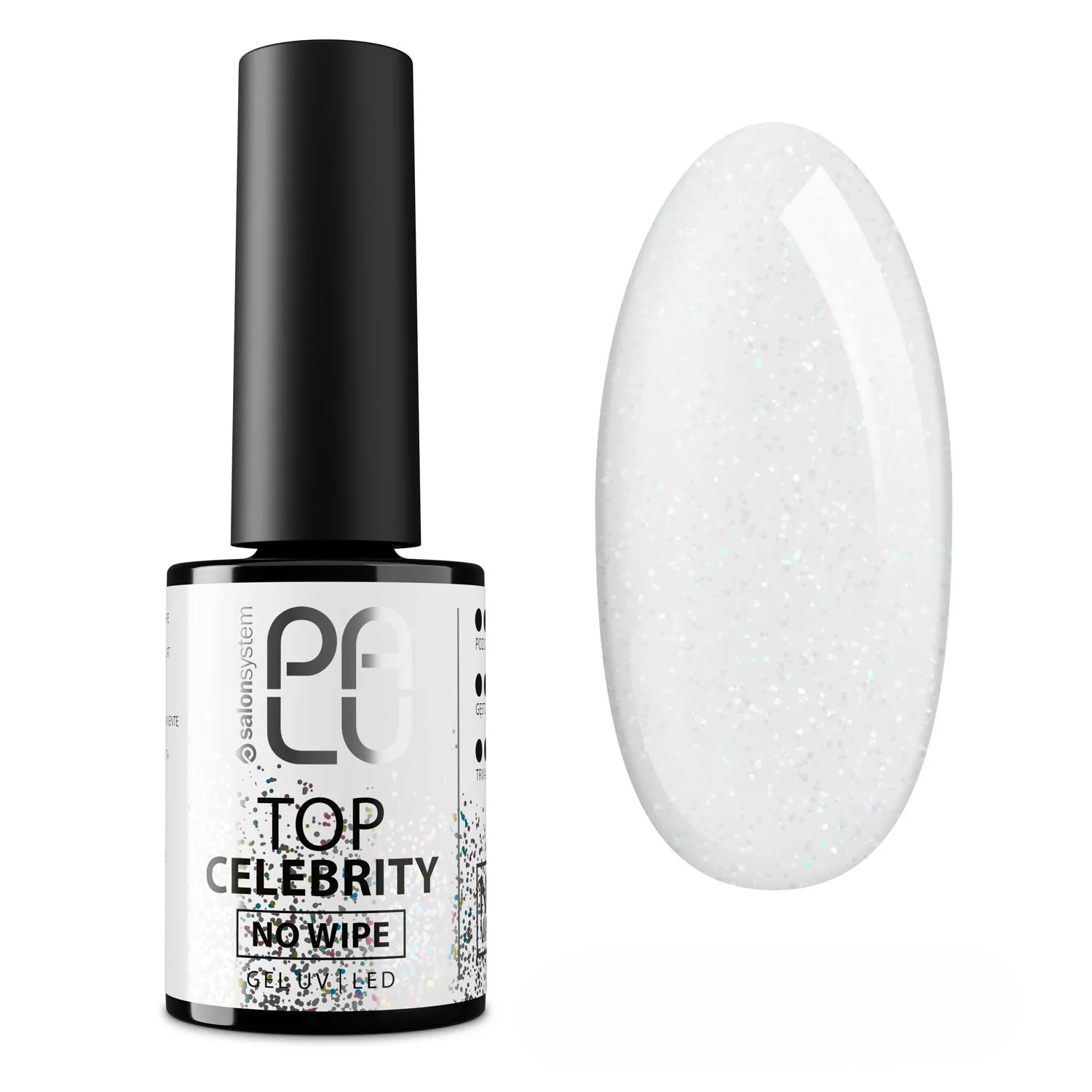 Top Celebrity top hybrydowy do paznokci no wipe