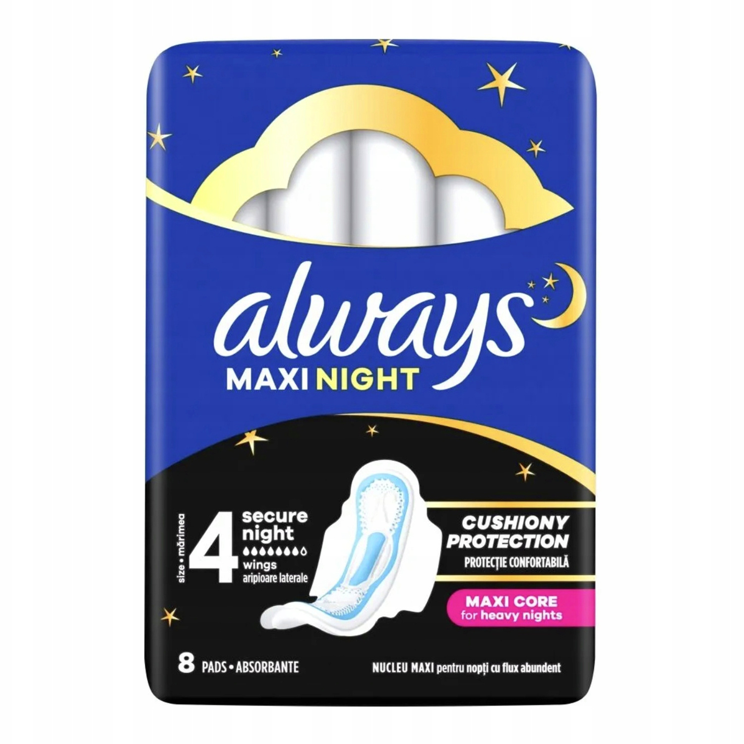 Maxi Night Podpaski Higieniczne 4 Secure Night