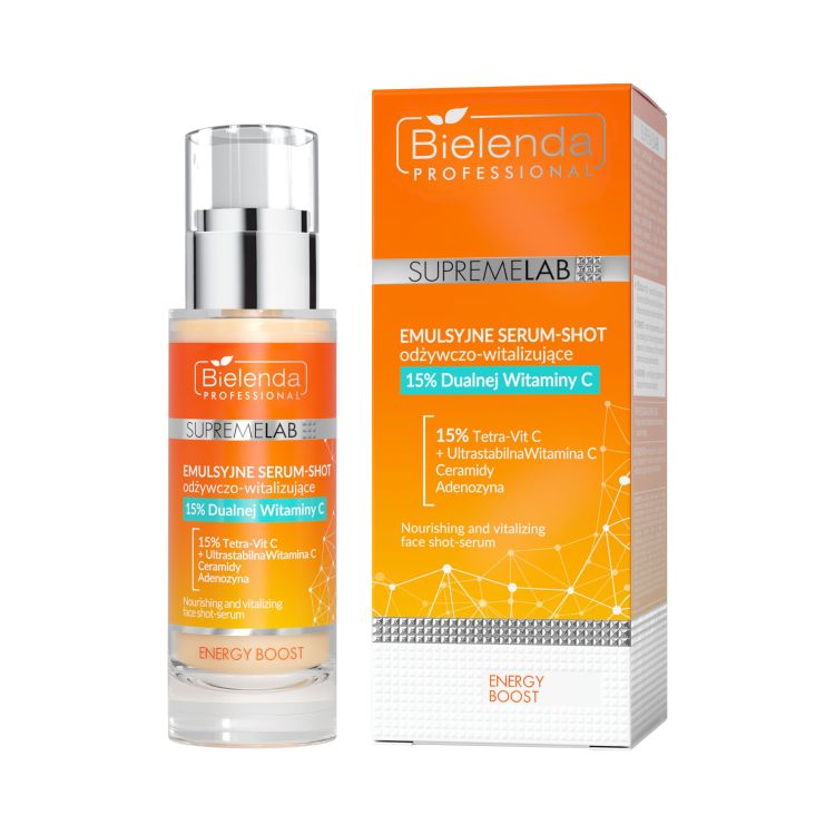 Energy Boost serum-shot z podwójną witaminą C 15%