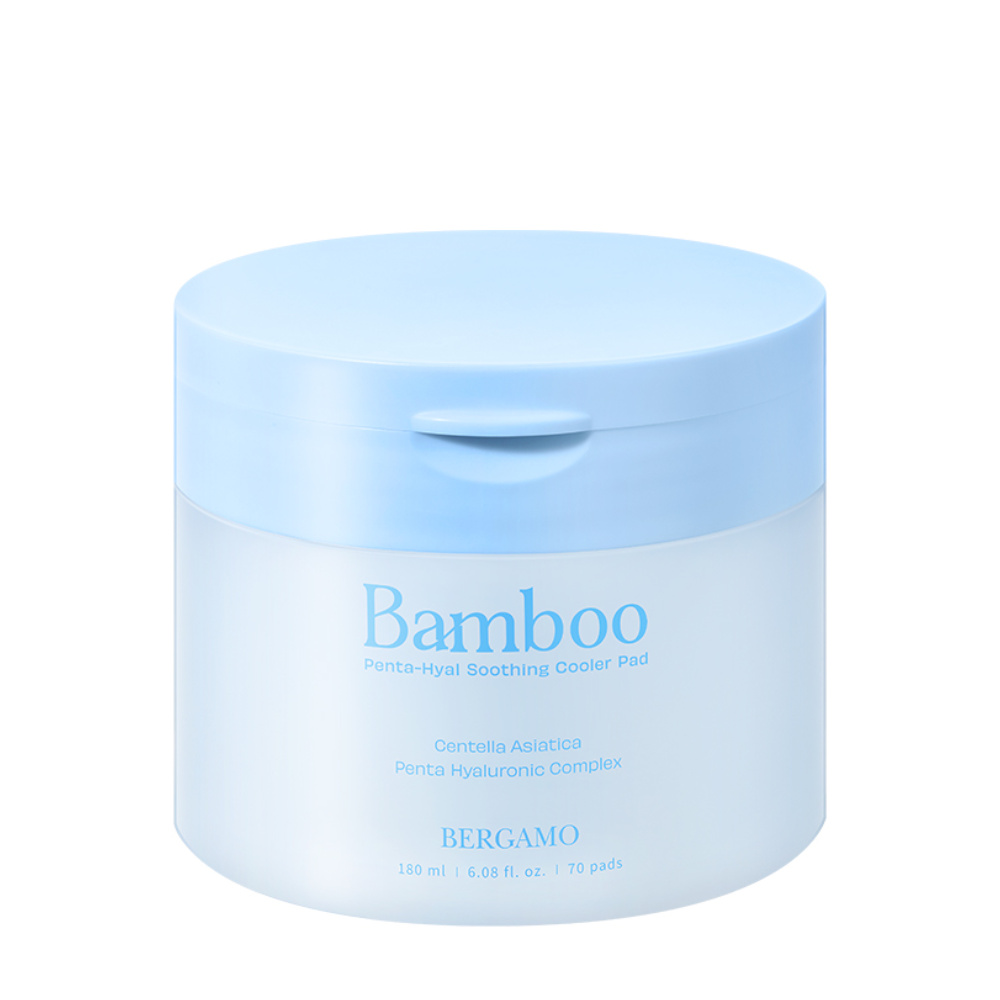Тонизирующие пэды для лица Bergamo Bamboo успокаивающие, с гиалуроновой кислотой, для сухой и чувствительной кожи, 70 шт — фото 2