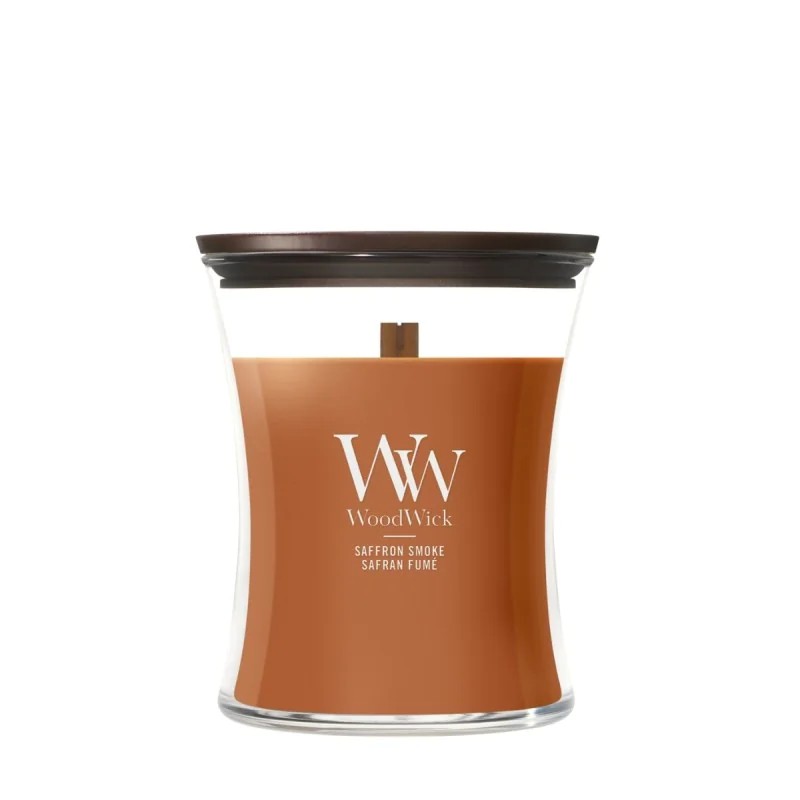 WoodWick Świeca w Średnim Słoiku Saffron Smoke