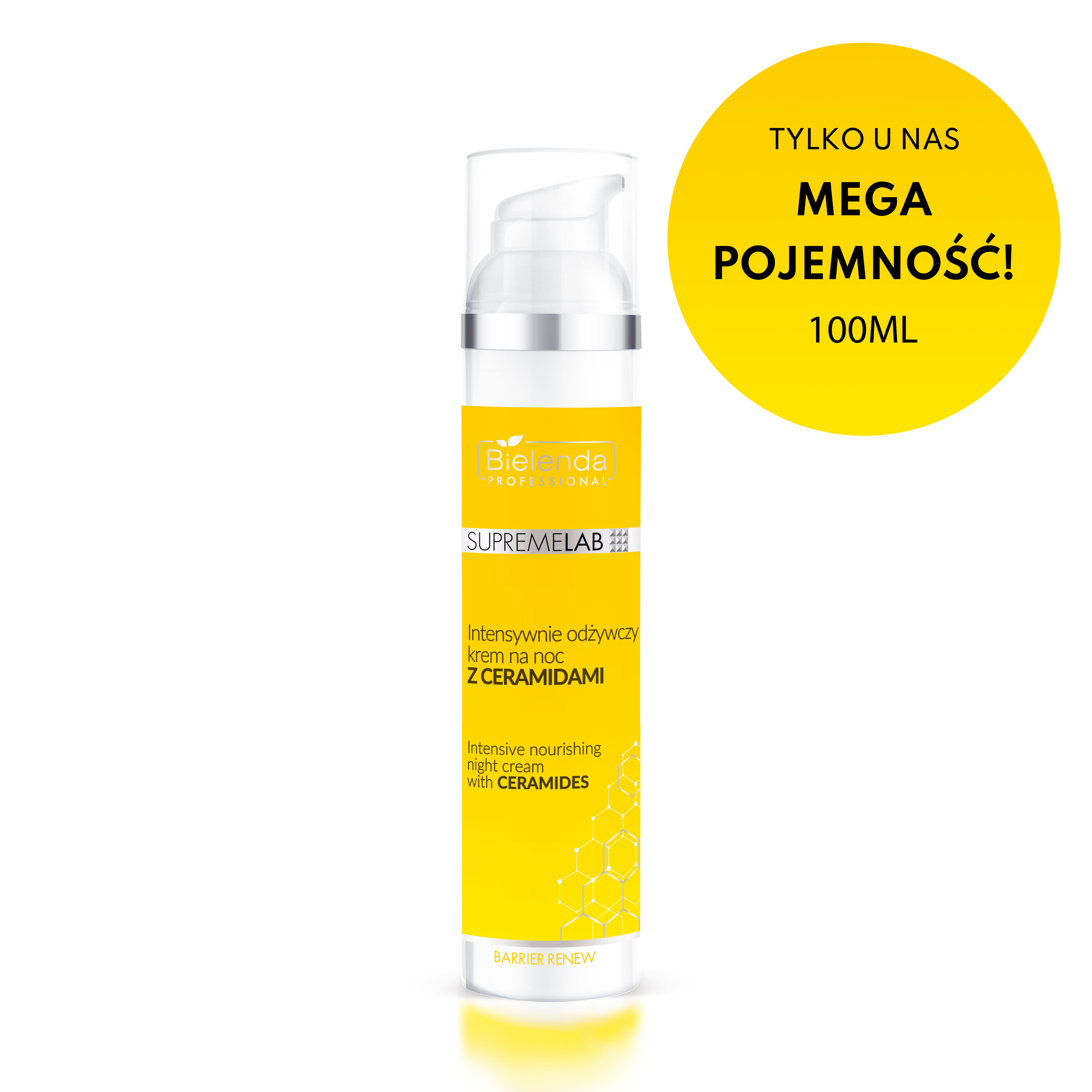 Набор ночных кремов для лица Bielenda Professional SupremeLab Barrier Renew с керамидами, для сухой кожи, 2 × 100 мл — фото 3