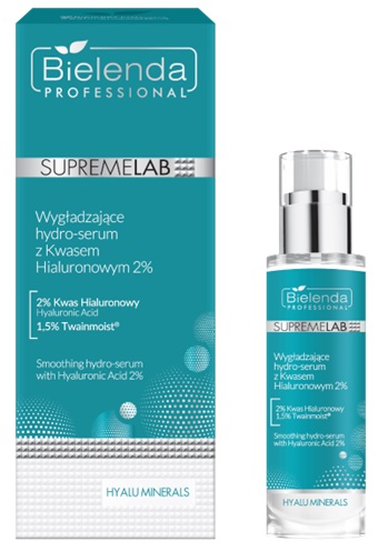 Сыворотка для лица Bielenda Professional SupremeLAB Hyalu Minerals с гиалуроновой кислотой 2%, разглаживающая, 2 x 30 мл — фото 2