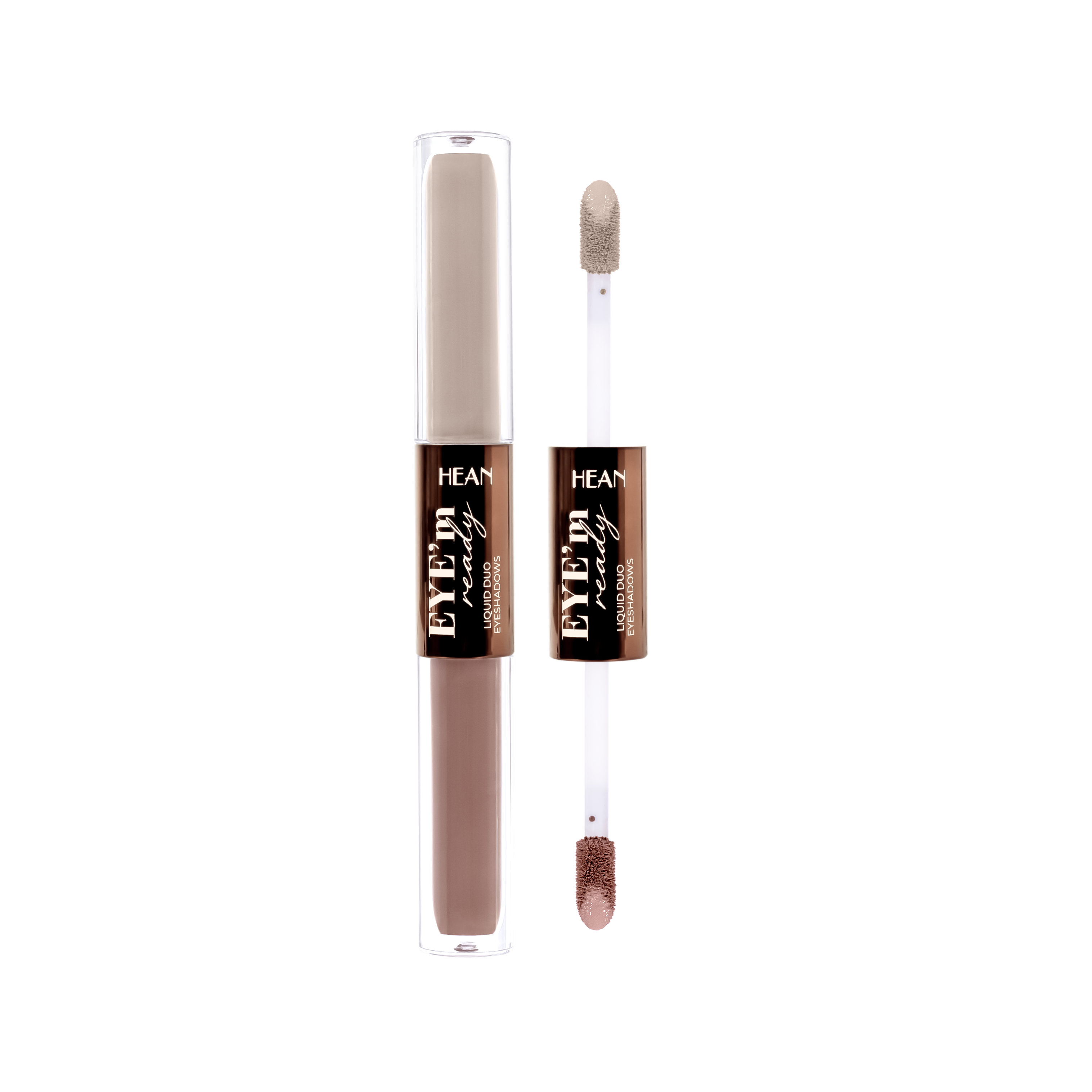 Жидкие тени Hean Eye'm Ready матовые, стойкие, оттенок 01 Nude & Rose