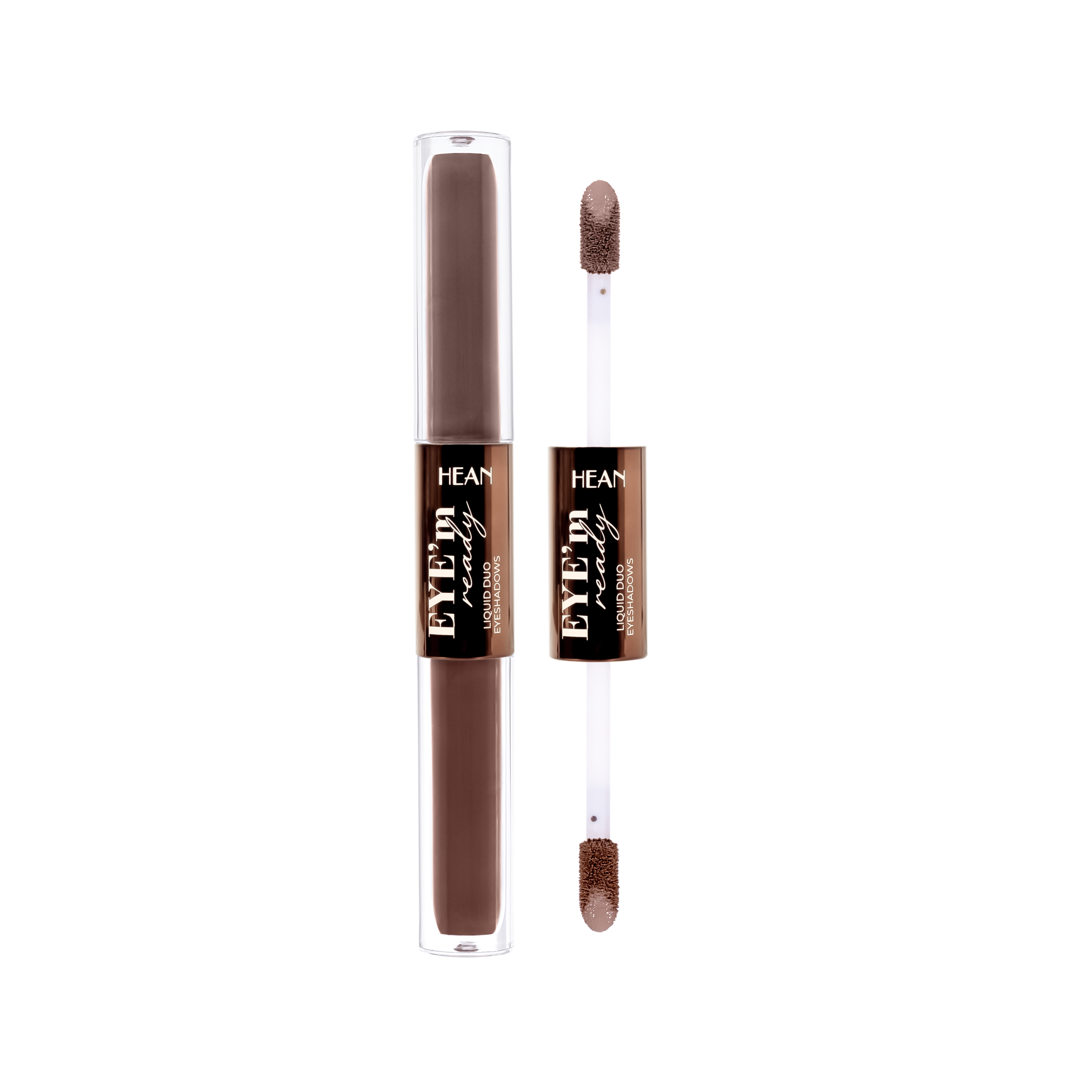 Жидкие тени Hean Eye'm Ready матовые, стойкие, оттенок 02 Brown & Truffle, 4,2 мл
