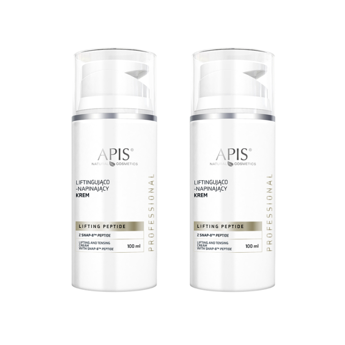 Набор кремов для лица Apis Lifting Peptide лифтинг, с пептидами, для зрелой кожи, 2 × 100 мл