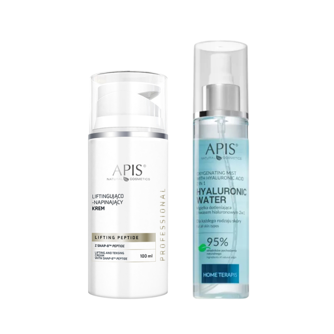 Набор Apis: крем для лица Lifting Peptide и кислородный мист Home TerApis, 100 мл + 150 мл