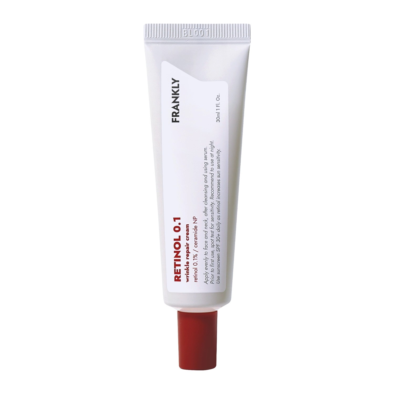 Крем для лица Frankly Retinol 0.1% Cream против морщин, с ретинолом 0,1%, 30 мл