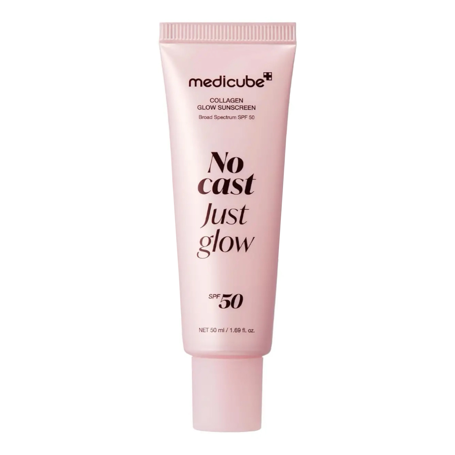 Солнцезащитный крем для лица Medicube Collagen Glow Sunscreen с коллагеном, SPF 50+ PA++++, 50 мл