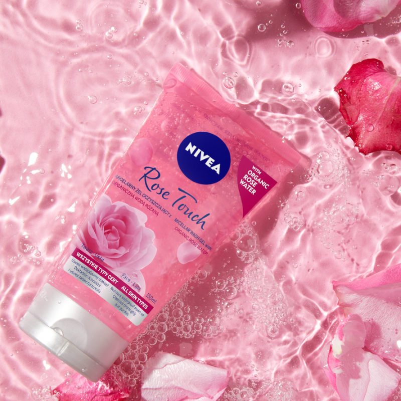 Набор Nivea: мицеллярный гель Rose Touch и дневной крем Luminous630 SPF 50, 150 мл, 40 мл — фото 4