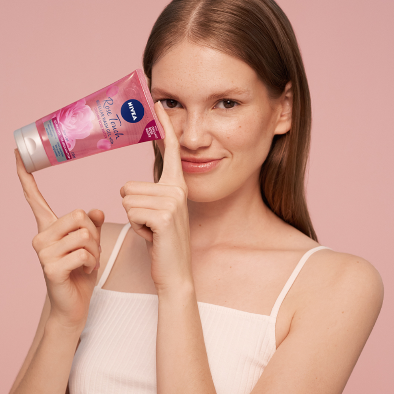 Набор Nivea: мицеллярный гель Rose Touch и дневной крем Luminous630 SPF 50, 150 мл, 40 мл — фото 8