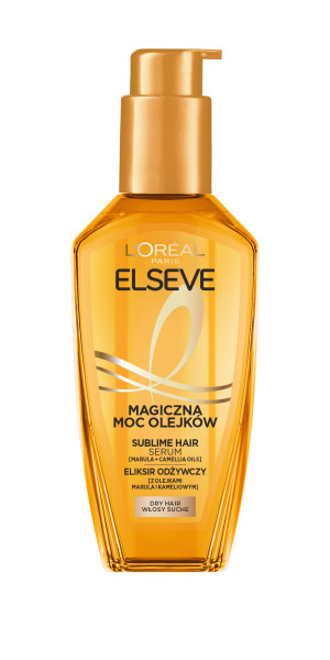 Elseve Magiczna Moc Olejków Eliksir Odżywczy z Olejkami Marula i Kameliowym