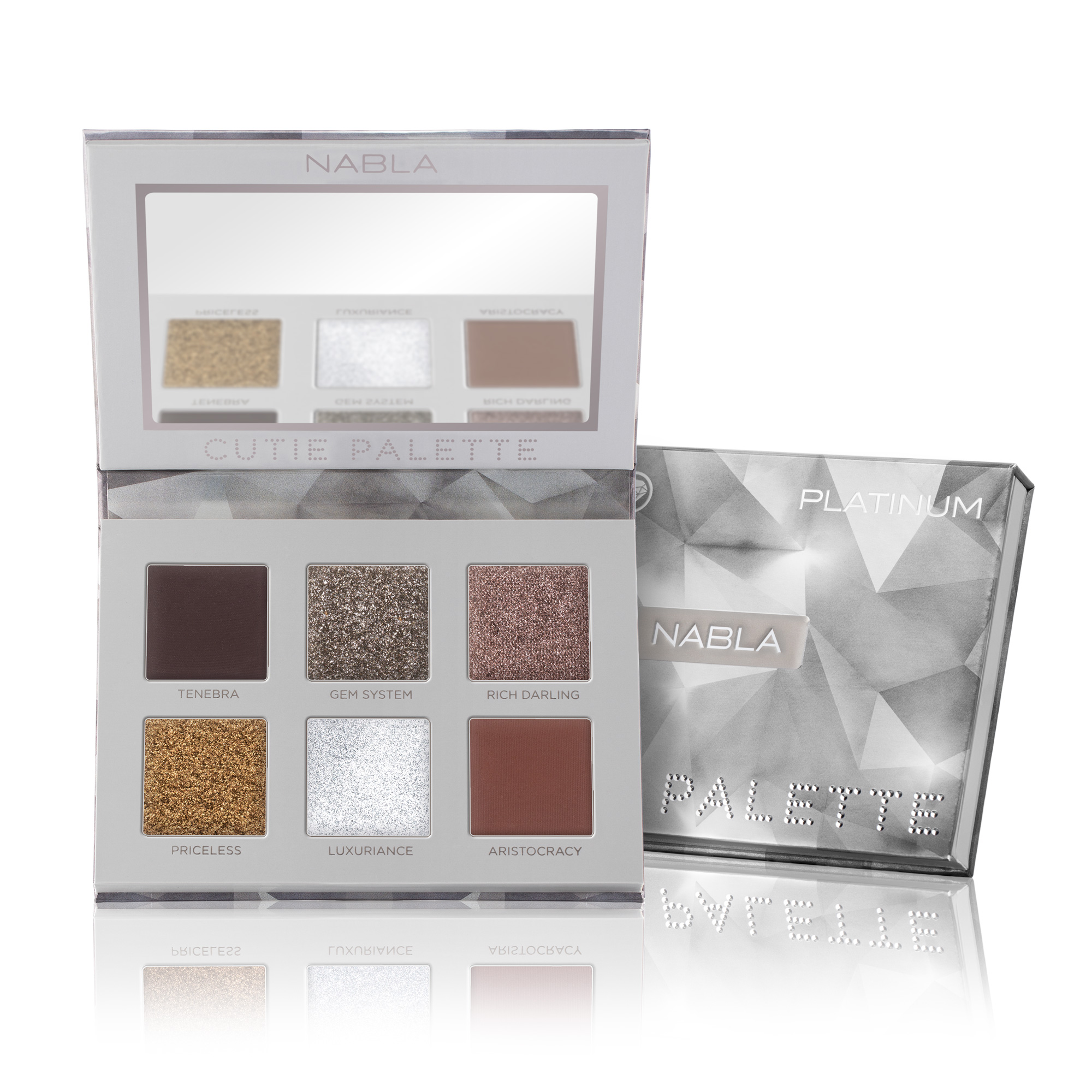 NABLA Cutie Palette Platinum Paleta Cieni do Powiek - sklep Cocolita