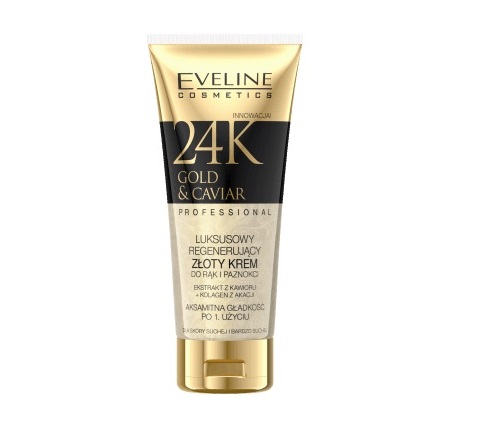 24K Gold & Caviar regenerujący krem do rąk dla skóry suchej i bardzo suchej