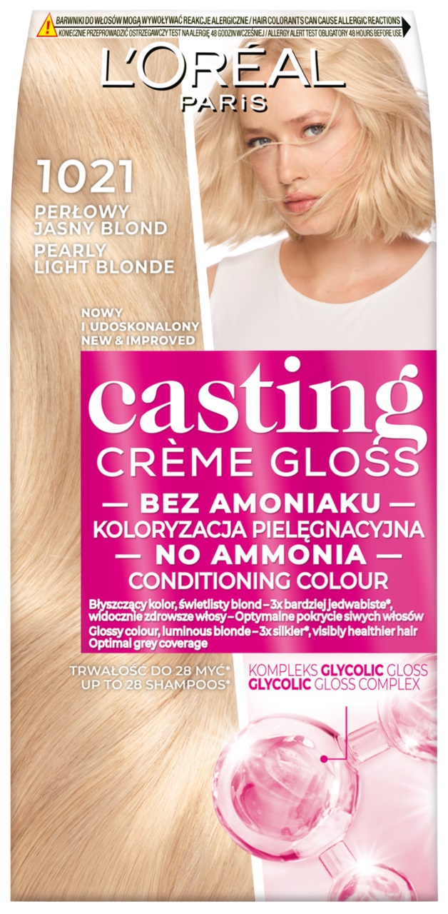 Casting Creme Gloss Farba 1021 Perłowy Blond