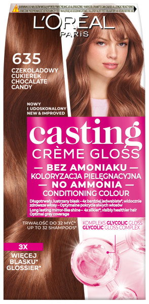 Casting Creme Gloss Farba 635 Czekoladowy Cukierek