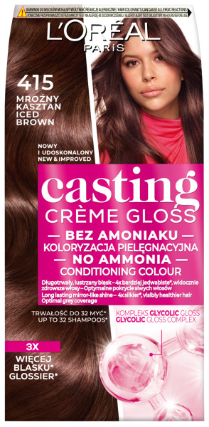 Casting Creme Gloss Farba 415 Mroźny Kasztan