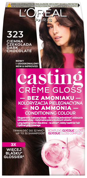 Casting Creme Gloss Farba 323 Ciemna Czekolada