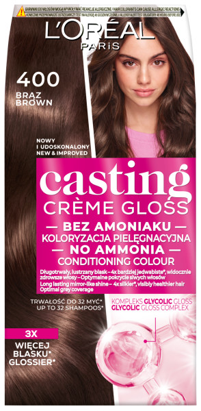 Casting Creme Gloss Farba 400 Brąz