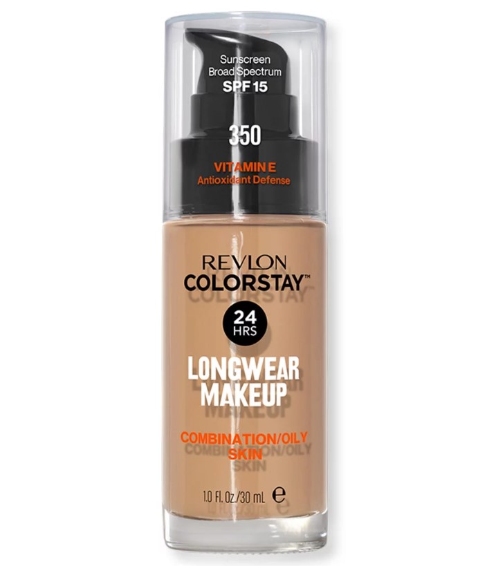 ColorStay Podkład Cera Tłusta i Mieszana 350 Rich Tan z pompką