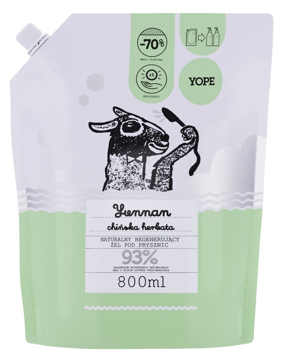 Naturalny Żel pod Prysznic Yunnan Uzupełnienie