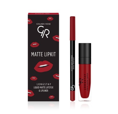 Matte Lipkit Zestaw do Ust Scarlet Red