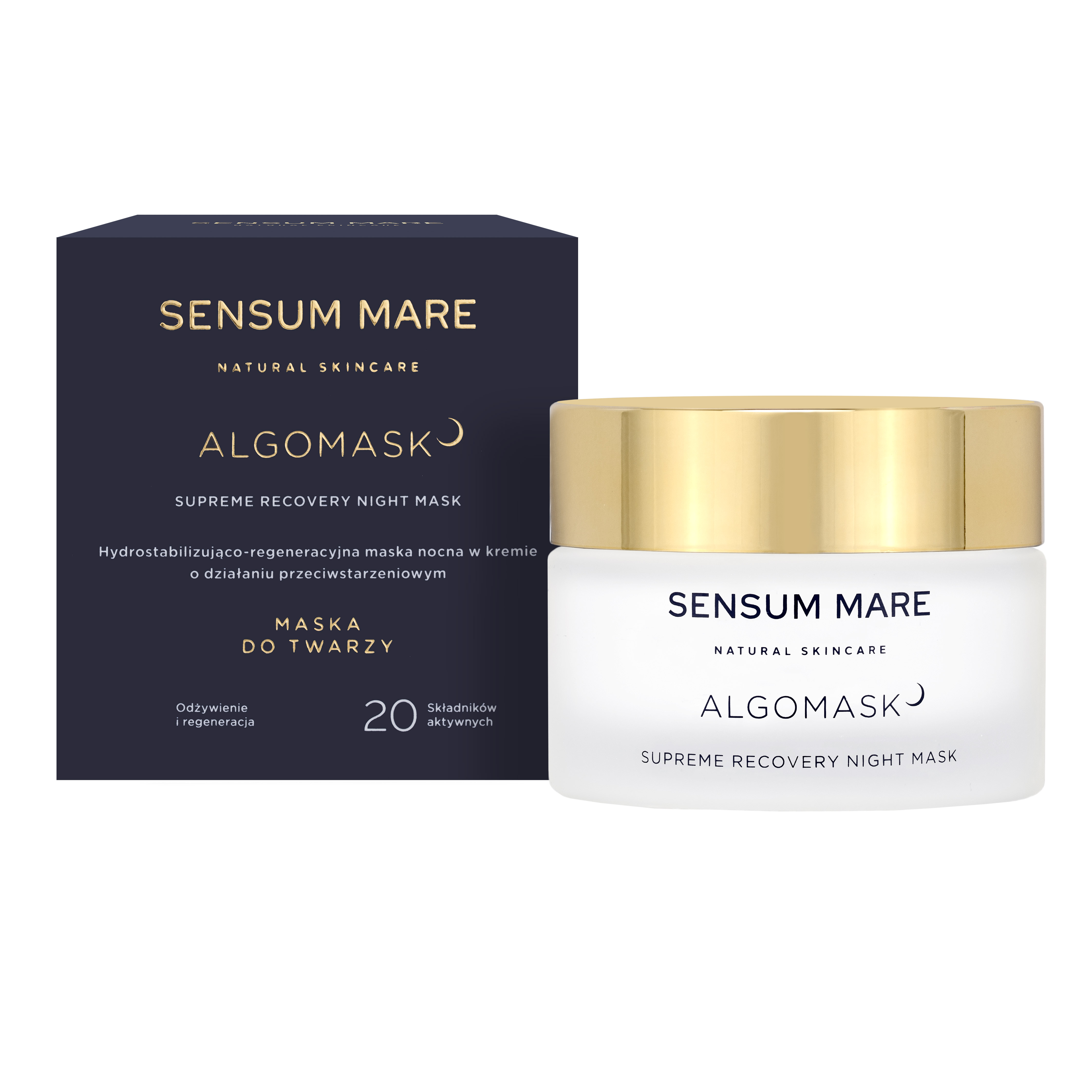 ALGOMASK Supreme Recovery Night Mask Hydrostabilizująco regeneracyjna maska nocna w kremie