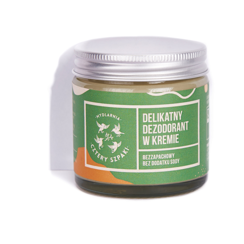 Delikatny Dezodorant w Kremie Bezzapachowy